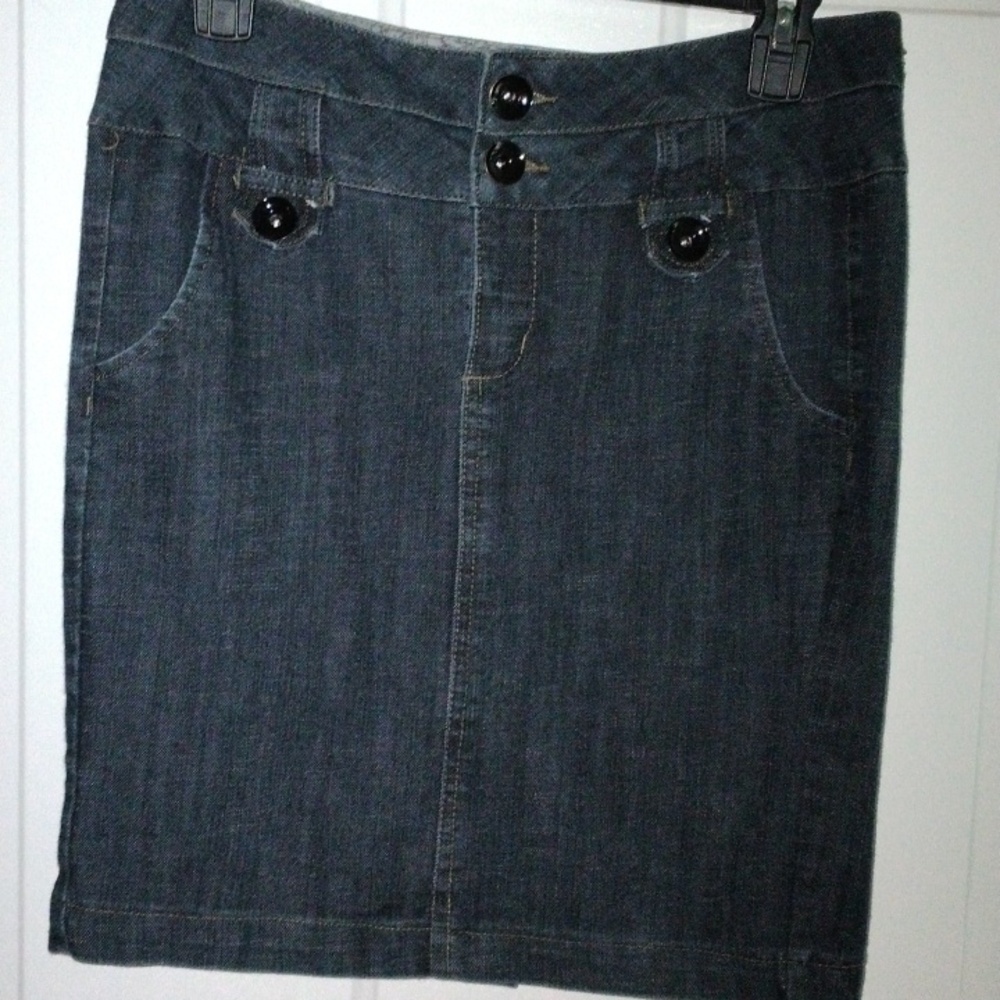 Dark blue skirt